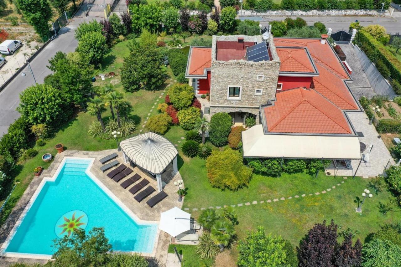 Private Luxury Villa With Pool Moniga del Garda Esterno foto